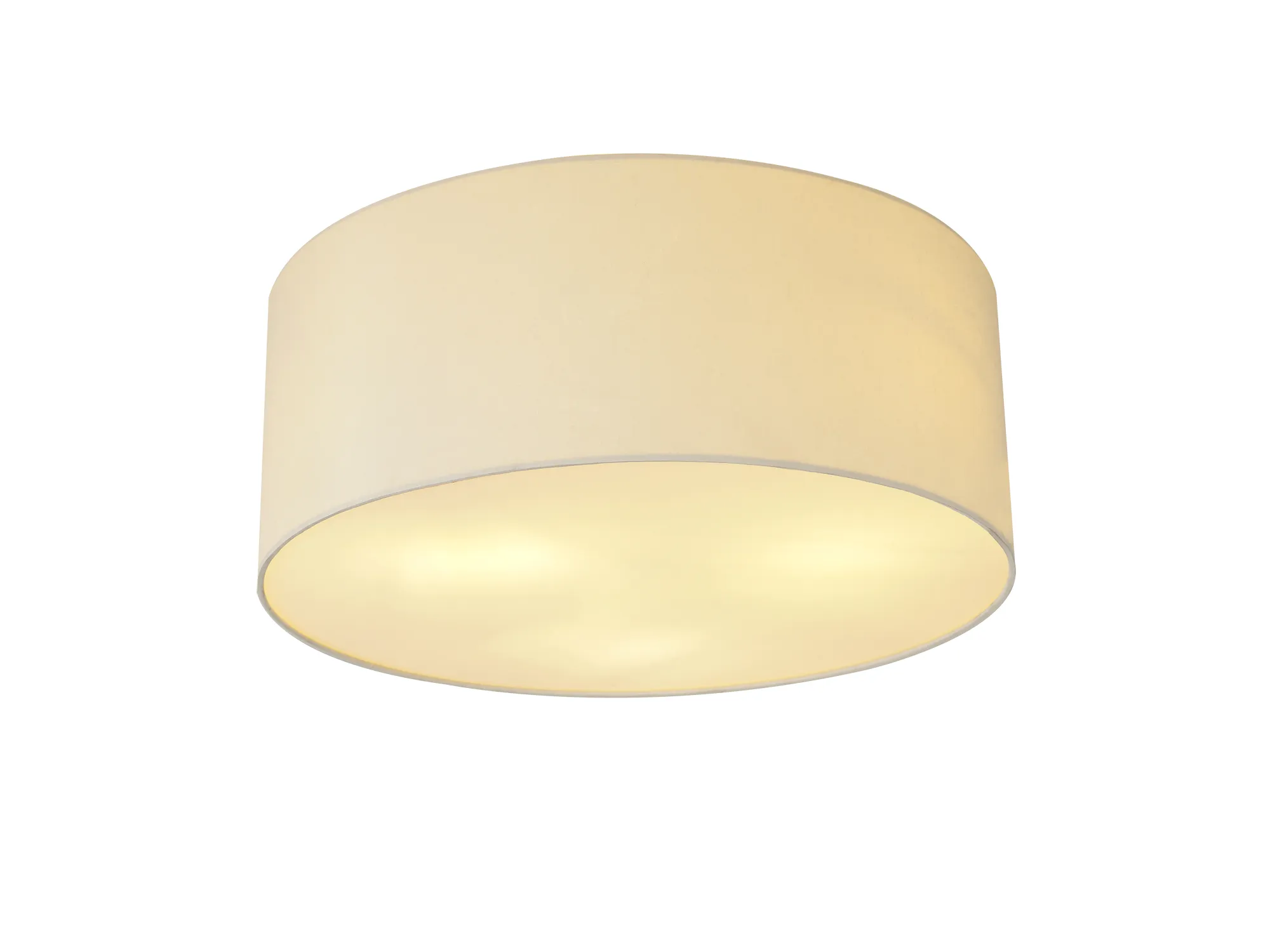 Baymont 50cm Flush 5 Light Ivory Pearl, Frosted Diffuser